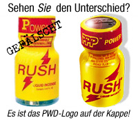 Vorsicht vor gef&auml;lschten Rush Poppers!