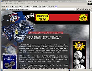 Klicke hier f&uuml;r Quicksilverpoppers.com!